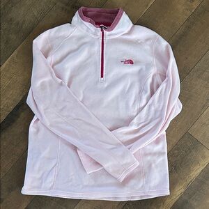 The North Face Light Pink Fleece Pullover